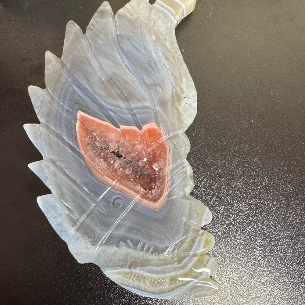 Beautiful Agate head face crystal